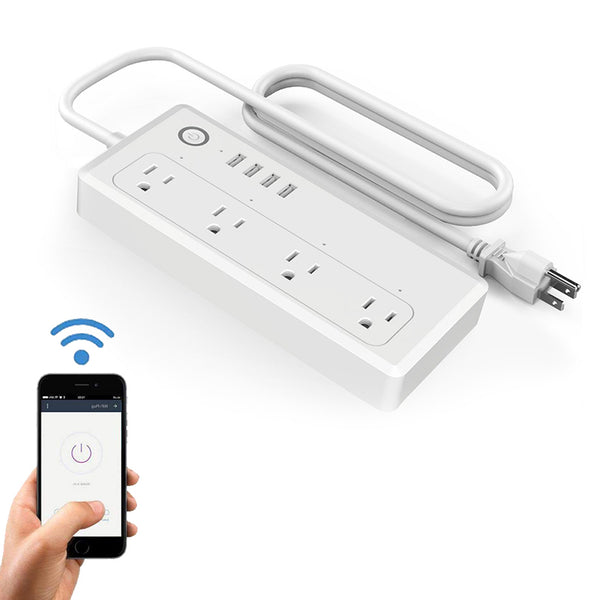Smart Universal Power Strip (4-port + 4-USB)